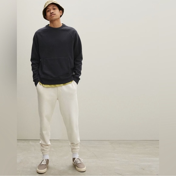 Everlane Other - Everlane Men’s Organic Cotton Track Crewneck Sweatshirt, L, Black